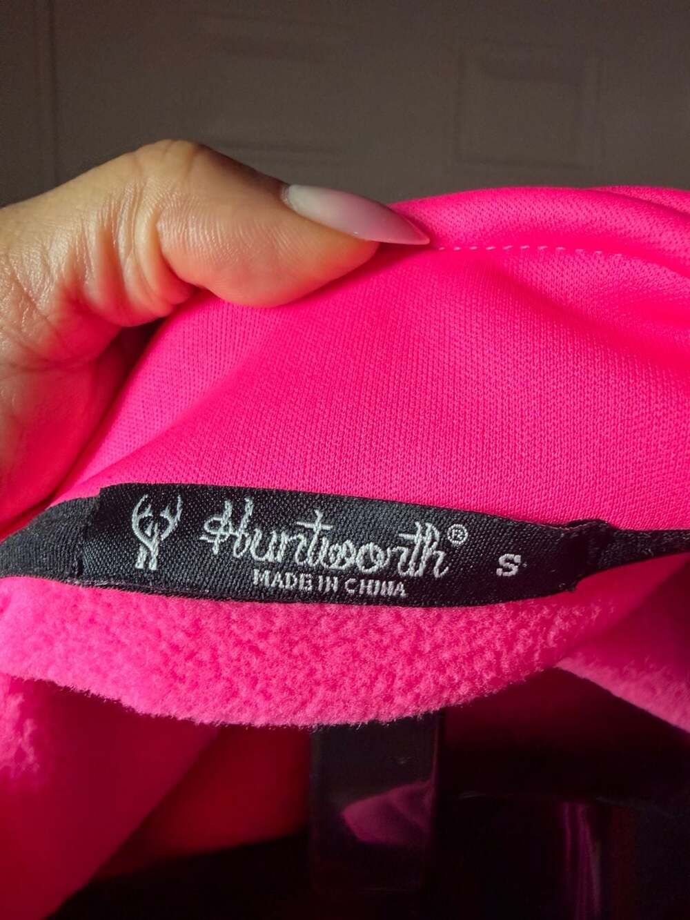 Huntworth Women's Pink Full Zip Fleece Lined Soft Shell Jacket Size S - Picture 5 of 6